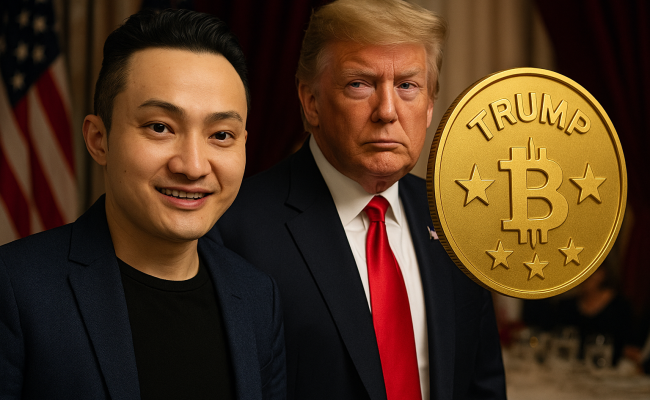 Джастин Сан посетит криптоужин Трампа