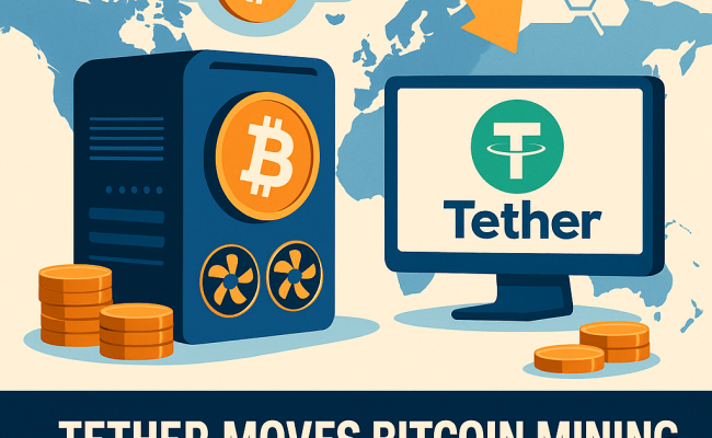 Tether переводит майнинговые мощности в децентрализованный пул Ocean