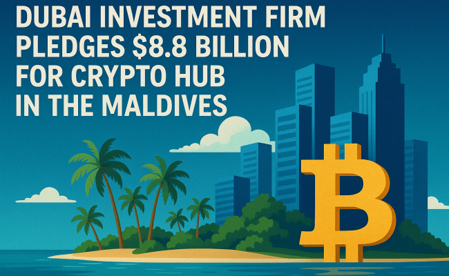 Дубайская компания инвестирует $8,8 млрд криптовалюту на Мальдивах